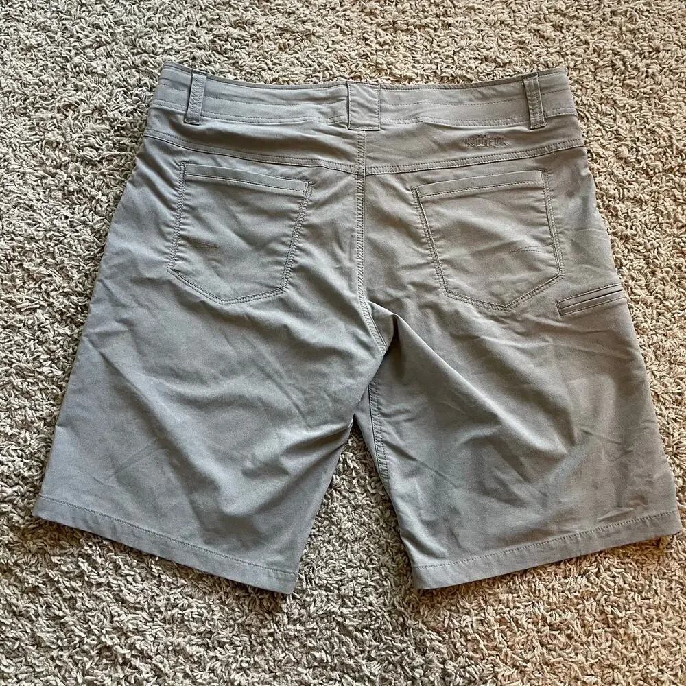 Kuhl Men's Shorts Shift Amphibia Short Charcoal Gray Tech size 36